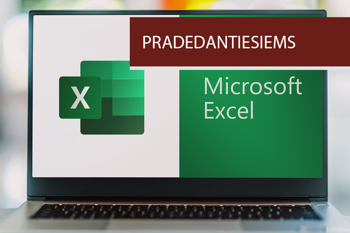 „Microsoft Excel“ pradedantiesiems